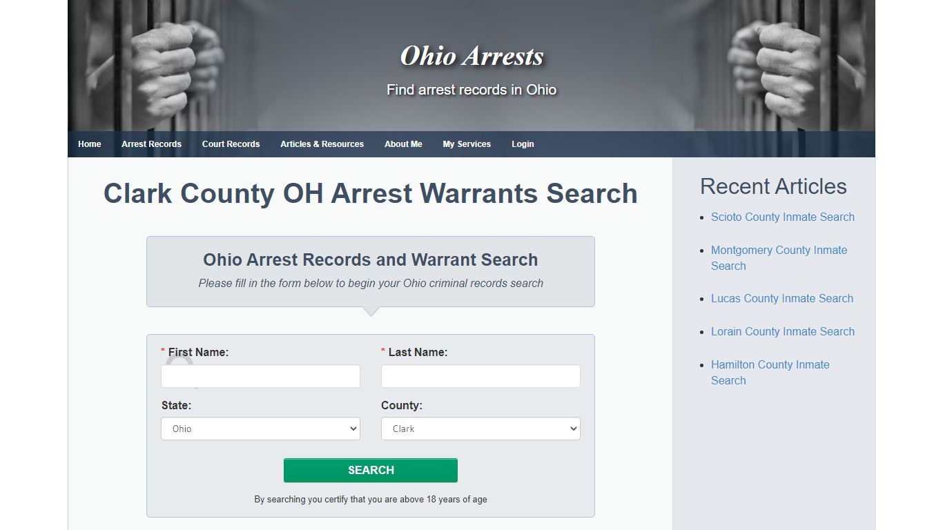 Clark County OH Arrest Warrants Search - Ohio Arrests
